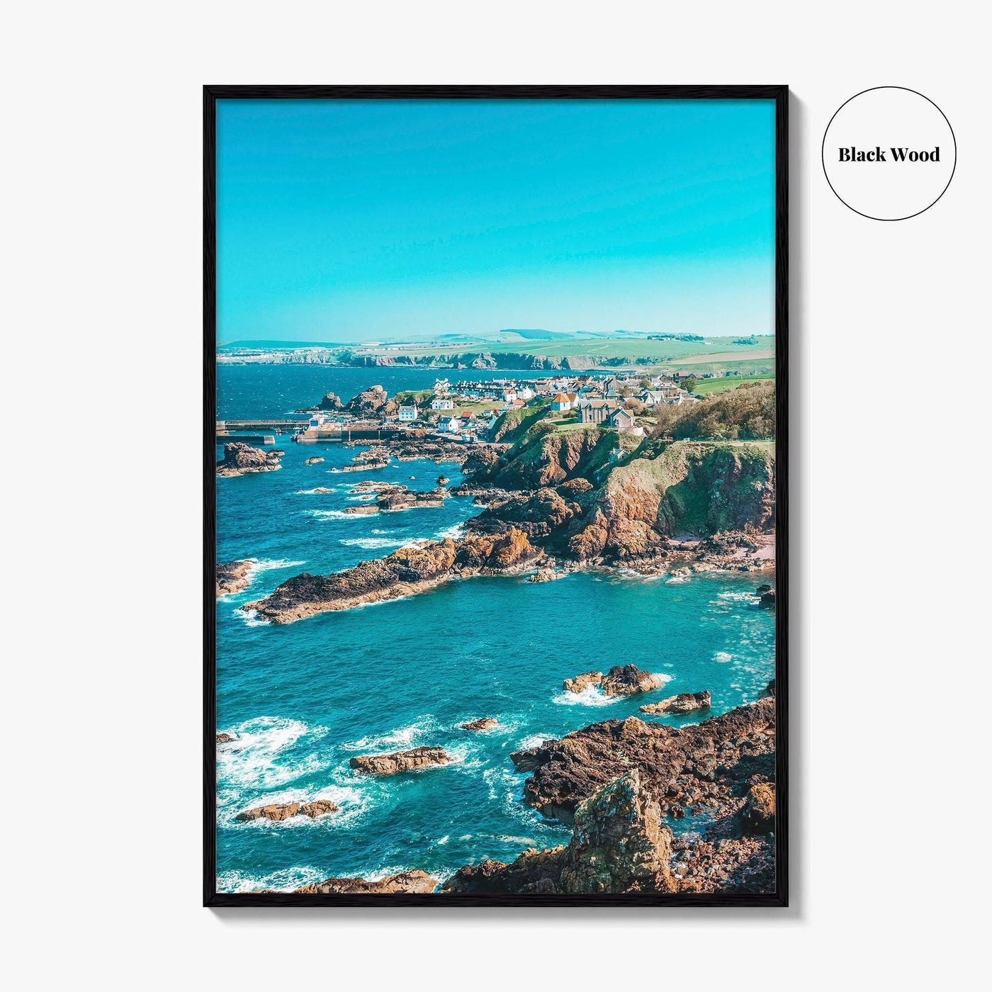 St Abbs Fine Art Photo Print, Starney Bay Nature Reserve, Berwickshire Scotland UK Poster