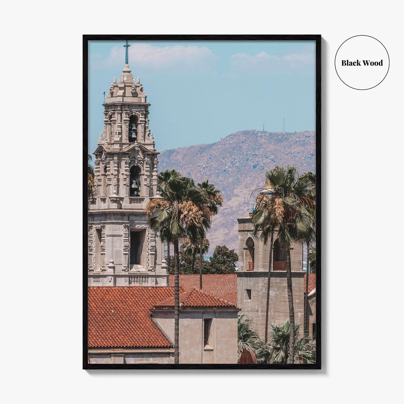 Riverside Fine Art Photo Print, Downtown City Center, California Wall Decor Poster, USA