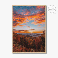 North Carolina Fine Art Photo Print, Blue Ridge Parkway, Asheville, Appalachian Mountains, USA Poster