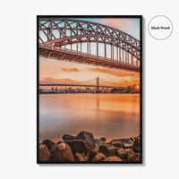 Queens New York Fine Art Photo Print, Astoria, Hell Gate Triboro Bridges, NYC