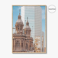 Santiago de Chile Skyline Fine Art Photo Print, Poster, Downtown Wall Decor