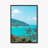 Panama Turquoise Fine Art Photo Print, Caribbean Sea Wall Poster, Central America