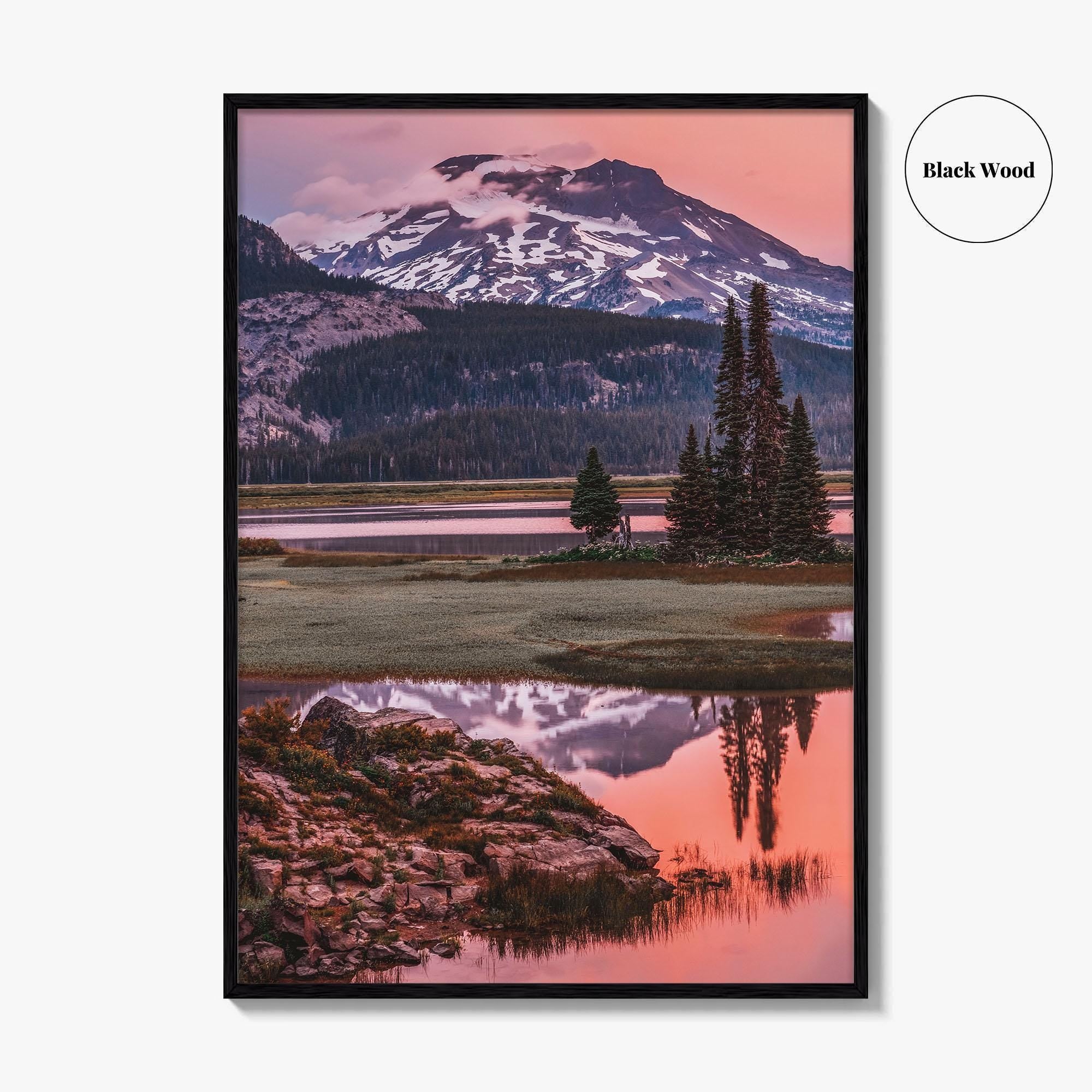 Sparks Lake Oregon Fine Art Photo Print, Bend, Cascades, USA Wall Decor Poster