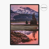 Sparks Lake Oregon Fine Art Photo Print, Bend, Cascades, USA Wall Decor Poster