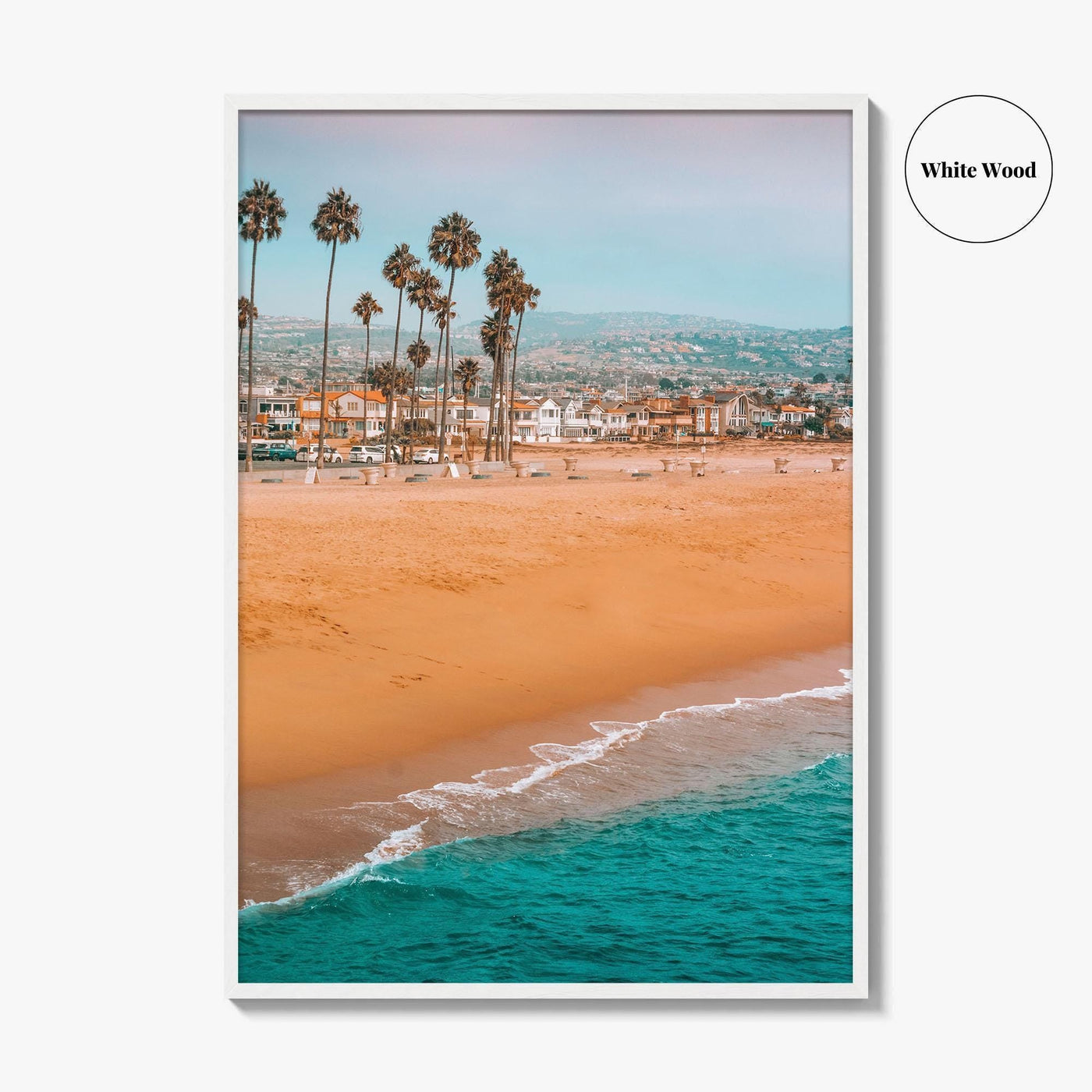 Newport Beach Fine Art Photo Print, Balboa Pier, Orange County CA Poster