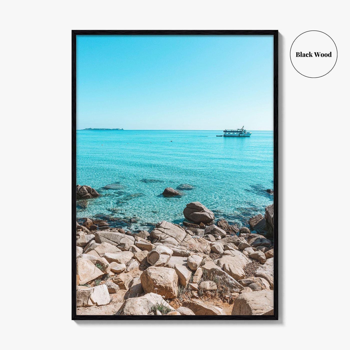Timi Ama Beach Fine Art Photo Print, Villasimius Sardinia Italy Wall Poster