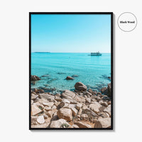 Timi Ama Beach Fine Art Photo Print, Villasimius Sardinia Italy Wall Poster