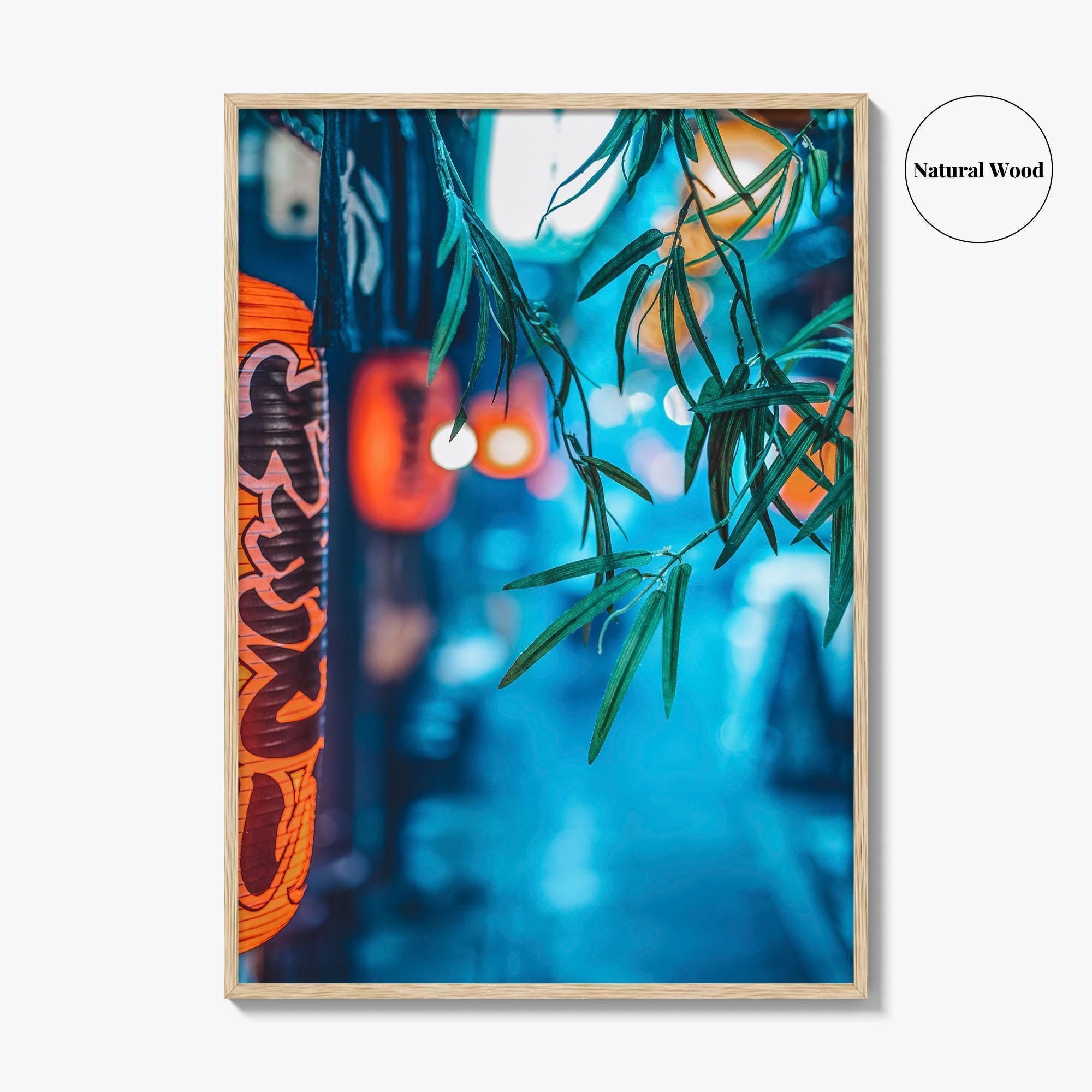 Tokyo Fine Art Photo Print, Japan Wall Poster, Yakitori Lantern Alley