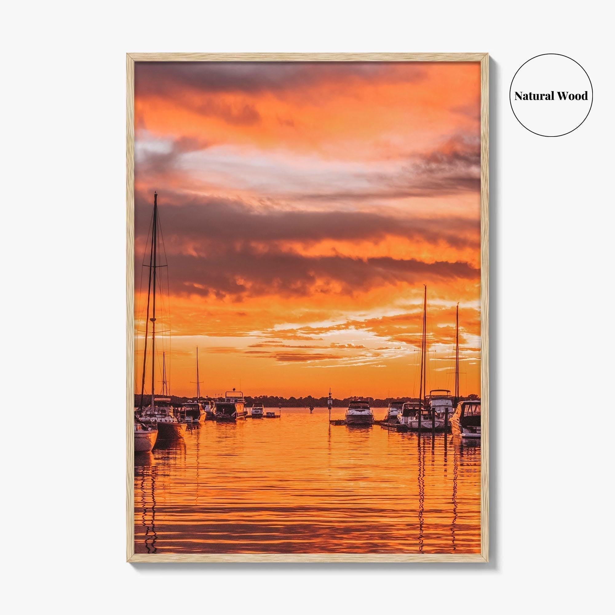 Lake Norman Fine Art Photo Print, North Carolina Wall Poster, USA, Charlotte