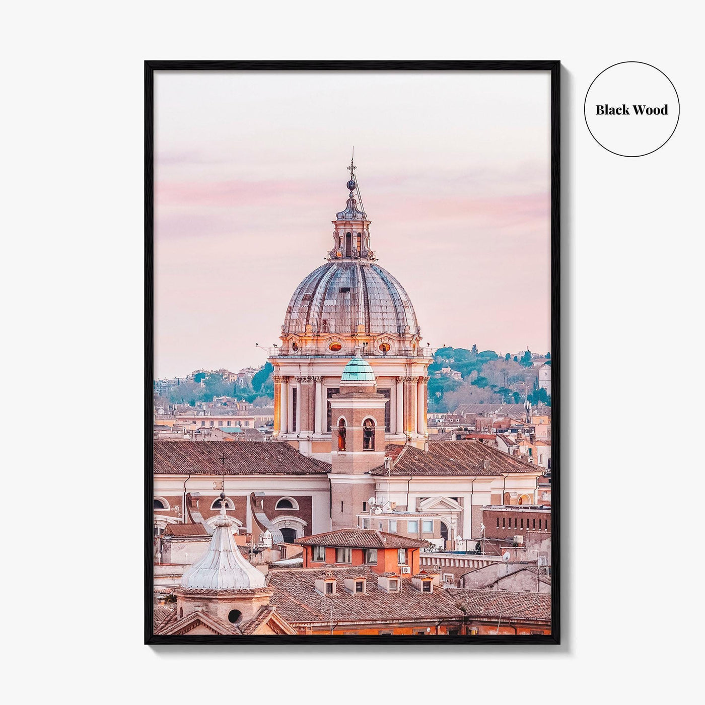 Rome Skyline Fine Art Photo Print, Italy Poster, Vatican City, St Peter's Square