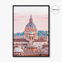 Rome Skyline Fine Art Photo Print, Italy Poster, Vatican City, St Peter's Square