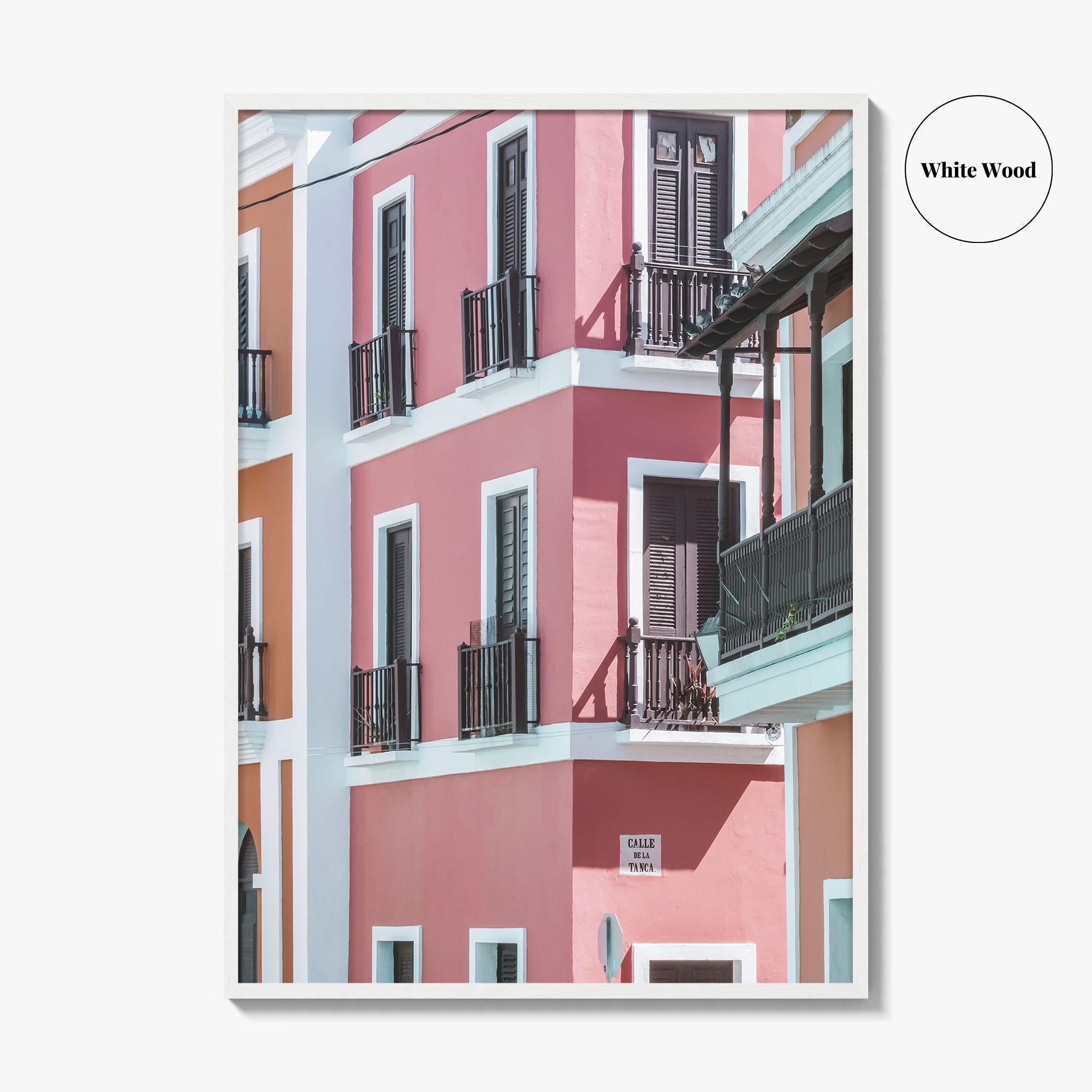 Old San Juan Fine Art Photo Print, Puerto Rico Wall Poster, Colonial Architecture