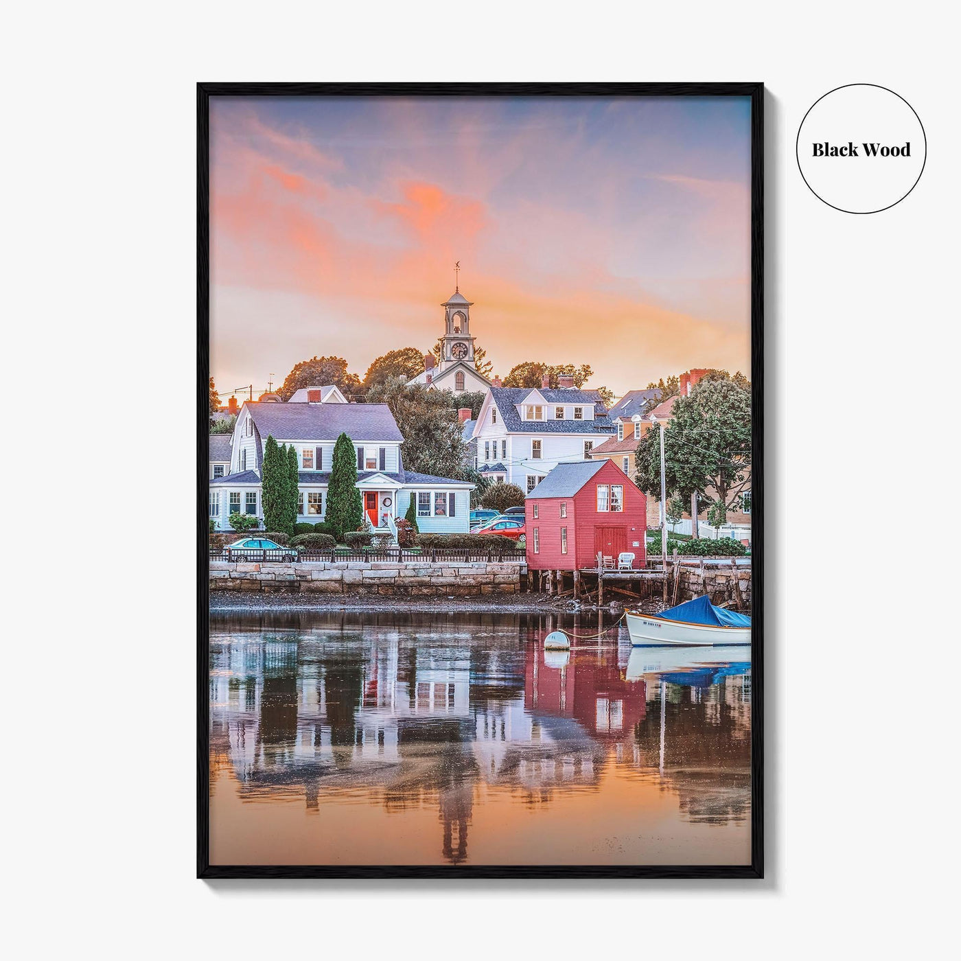 Portsmouth New Hampshire Fine Art Photo Print, New England Townscape Poster