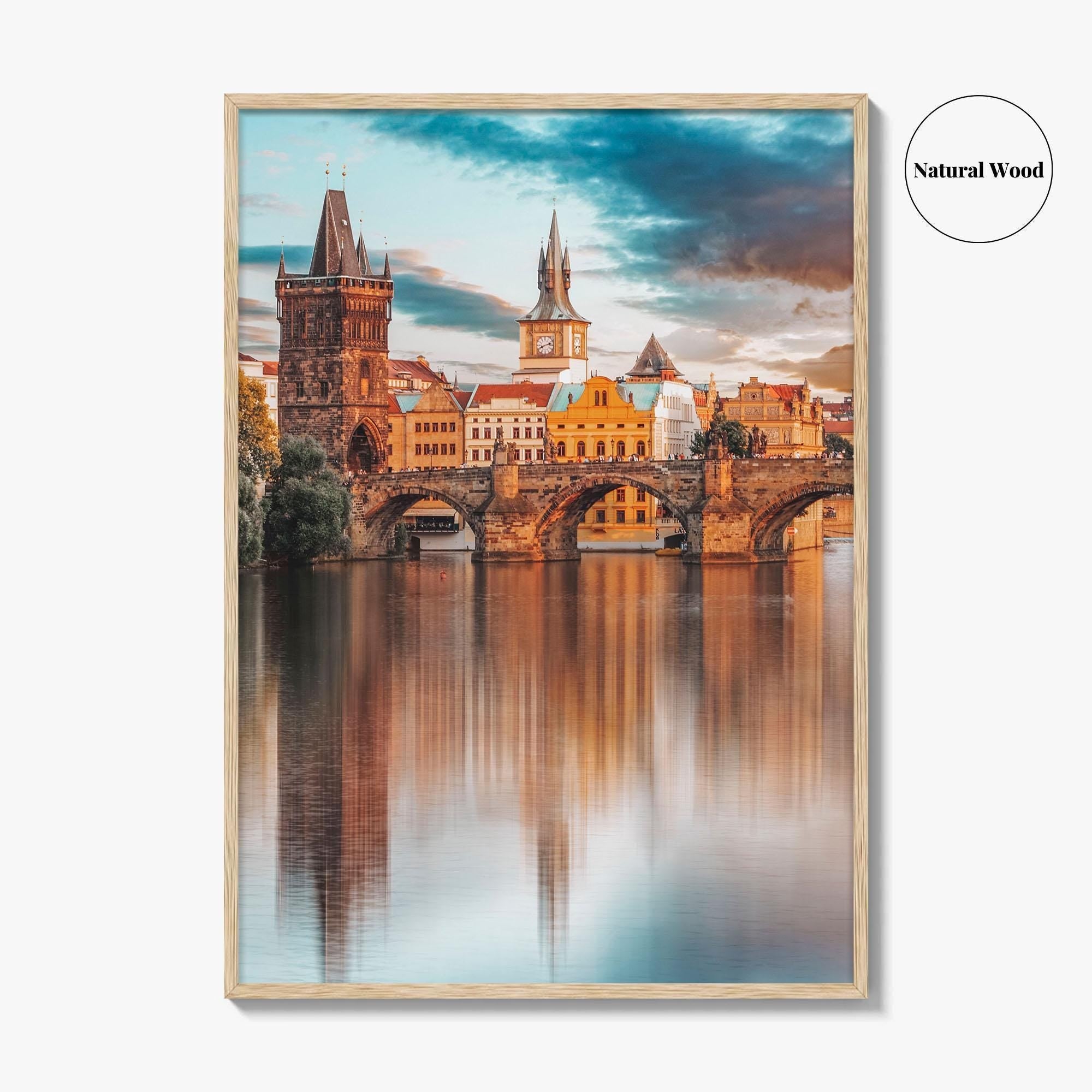 Prague Fine Art Photo Print, Charles Bridge, Czech Republic, Praha, Czechia, Photo Poster