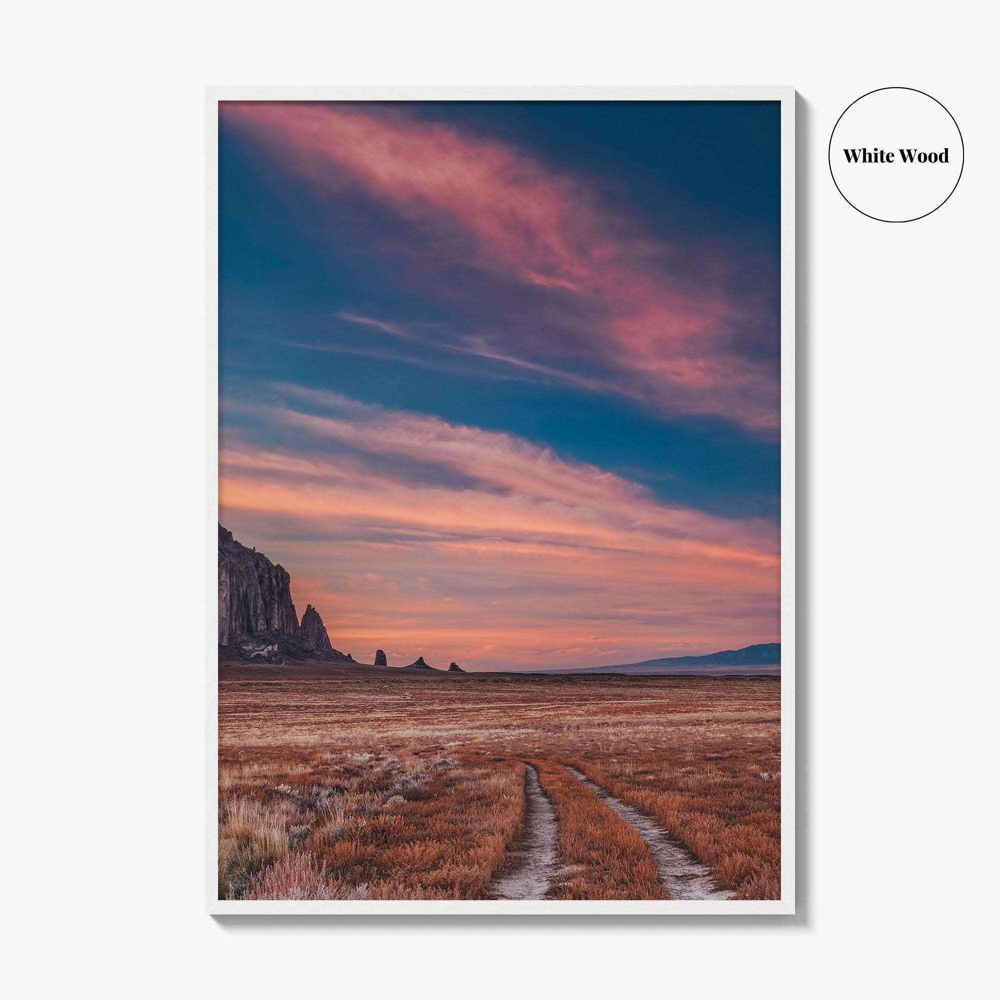 Shiprock Fine Art Photo Print, New Mexico, USA, Landscape Poster, Wall Decor