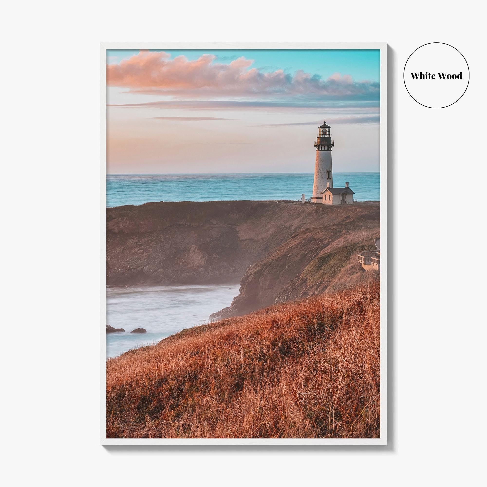 Newport Fine Art Photo Print, Yaquina Head Lighthouse, Oregon Coast Wall Poster, USA
