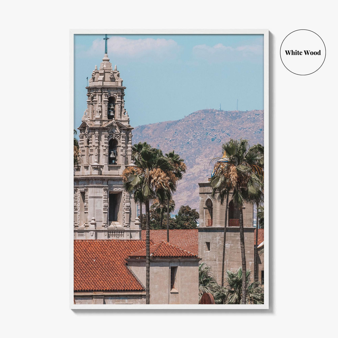 Riverside Fine Art Photo Print, Downtown City Center, California Wall Decor Poster, USA