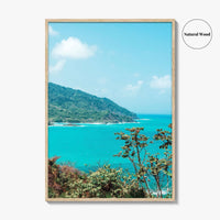 Panama Turquoise Fine Art Photo Print, Caribbean Sea Wall Poster, Central America