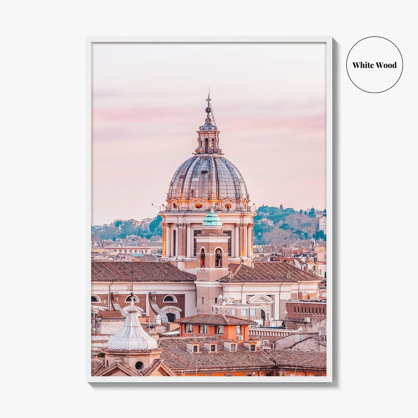 Rome Skyline Fine Art Photo Print, Italy Poster, Vatican City, St Peter's Square