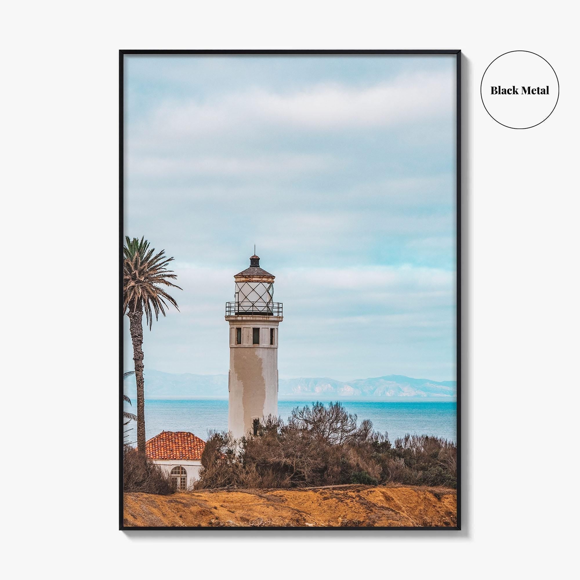 Santa Catalina Island Fine Art Photo Print, Lighthouse, California Coast, USA Poster