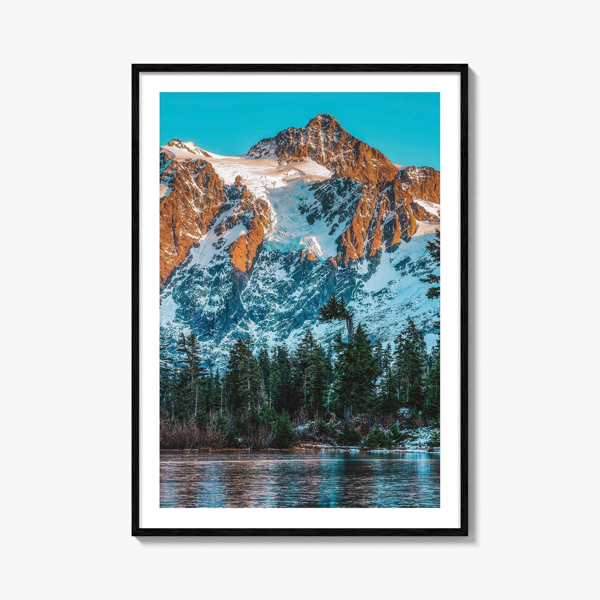 North Cascades National Park Fine Art Photo Print, Mt Shuksan, Washington, Wall Decor Poster