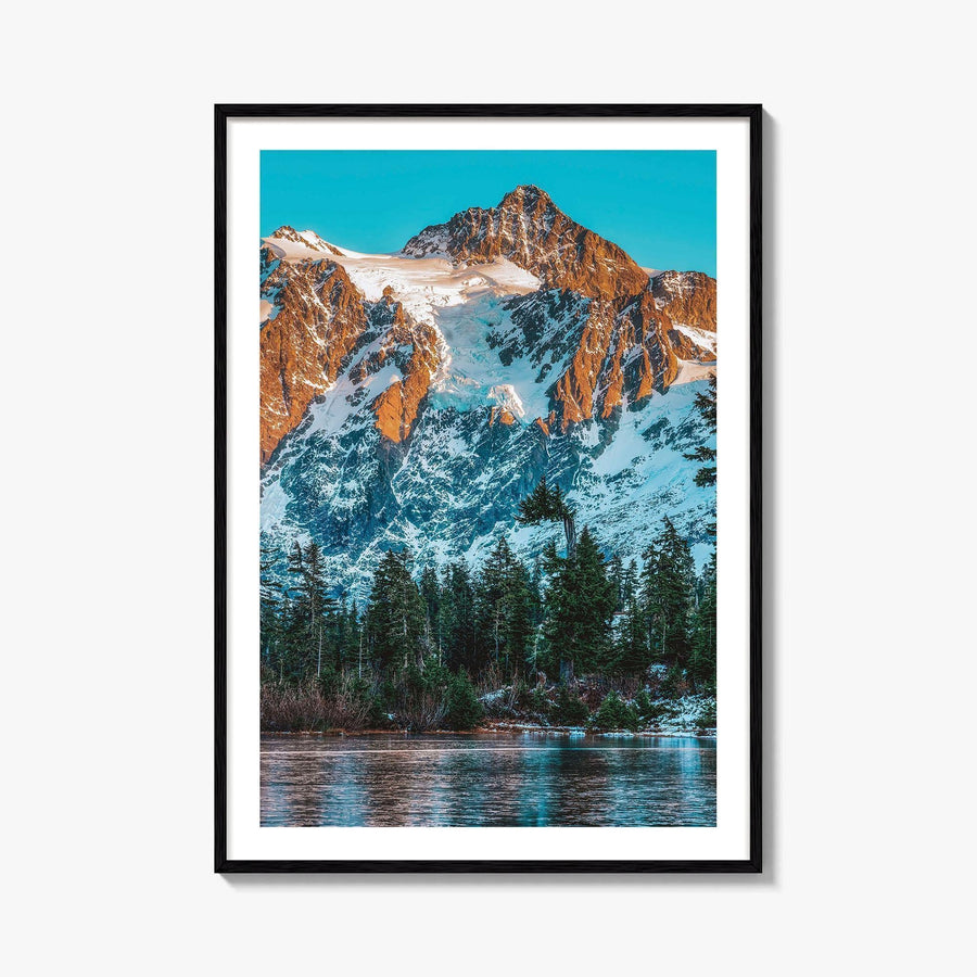 North Cascades National Park Fine Art Photo Print, Mt Shuksan, Washington, Wall Decor Poster