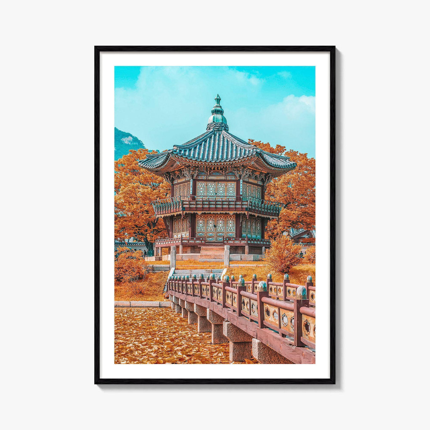 Seoul Fine Art Photo Print, Autumn Gyeongbokgung Palace, South Korea Wall Decor