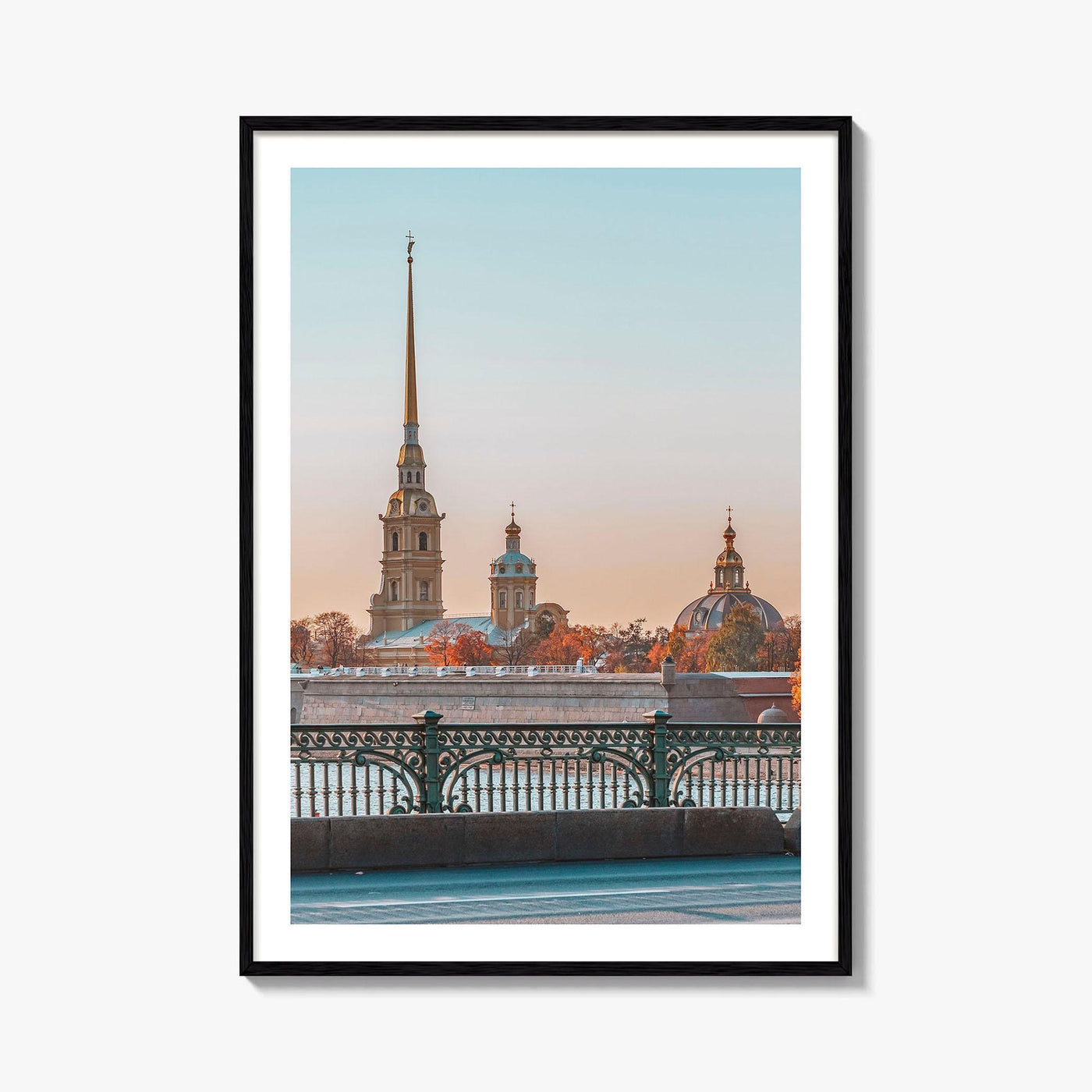 Saint Petersburg Fine Art Photo Print, Peter and Paul Cathedral, Hare Island, Russia Poster