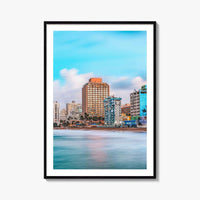 San Juan Skyline Fine Art Photo Print, Condado Beach, Puerto Rico, Wall Decor, Poster