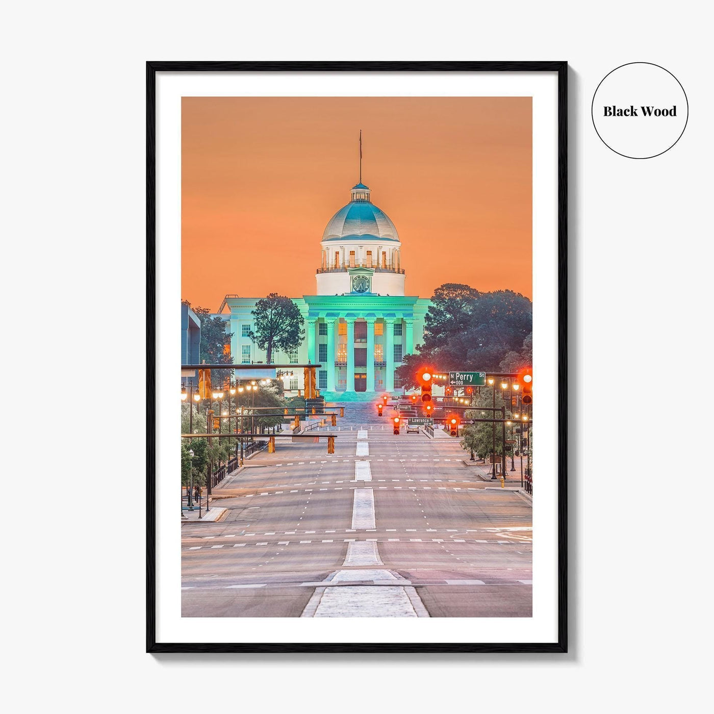 Montgomery Fine Art Photo Print, Alabama State Capitol, Wall Poster, USA