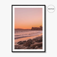 Santa Barbara Pink Fine Art Photo Print, California USA, Coastal Wall Poster