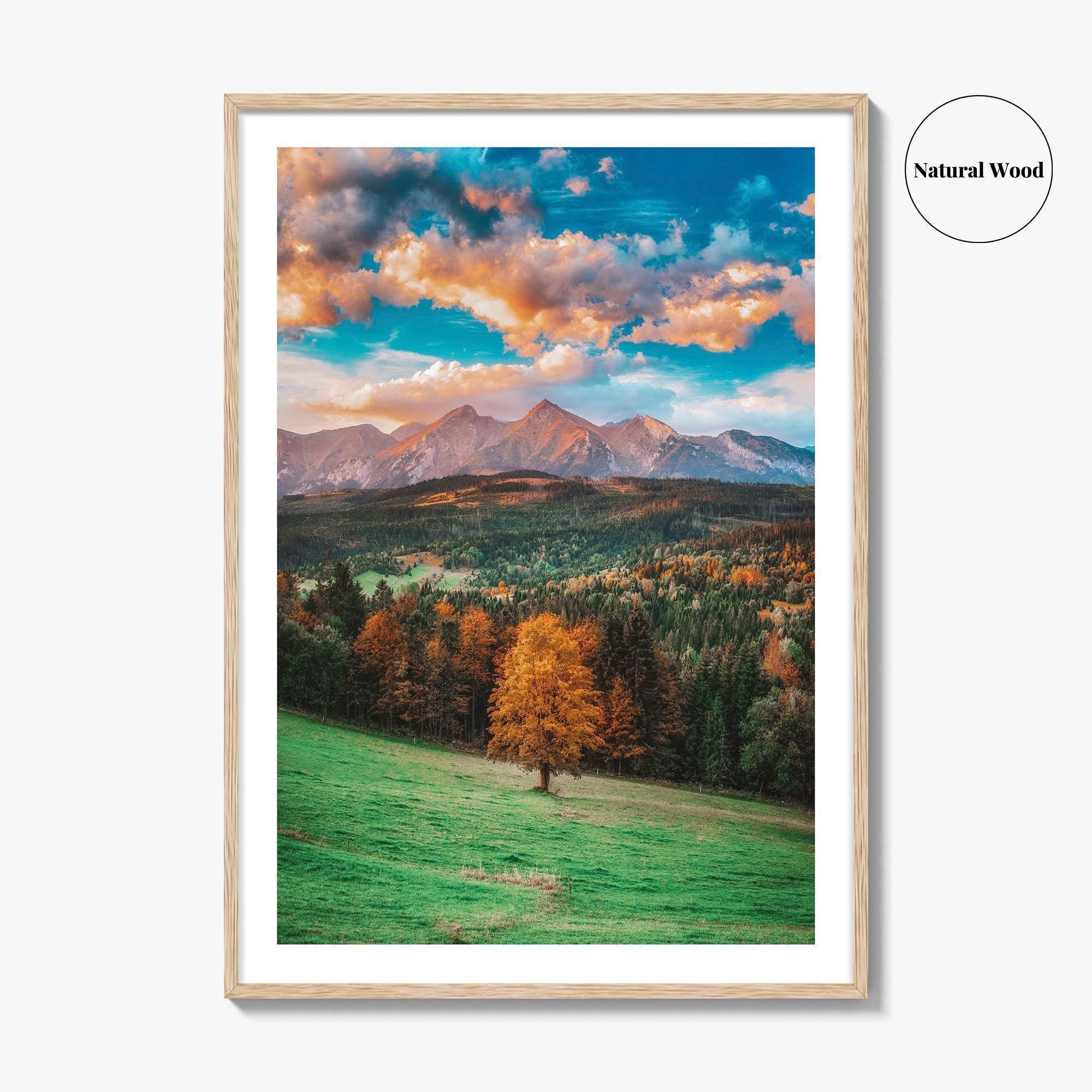 High Tatras Fine Art Photo Print, Tatra Mountains Poland Slovakia, Landscape Poster