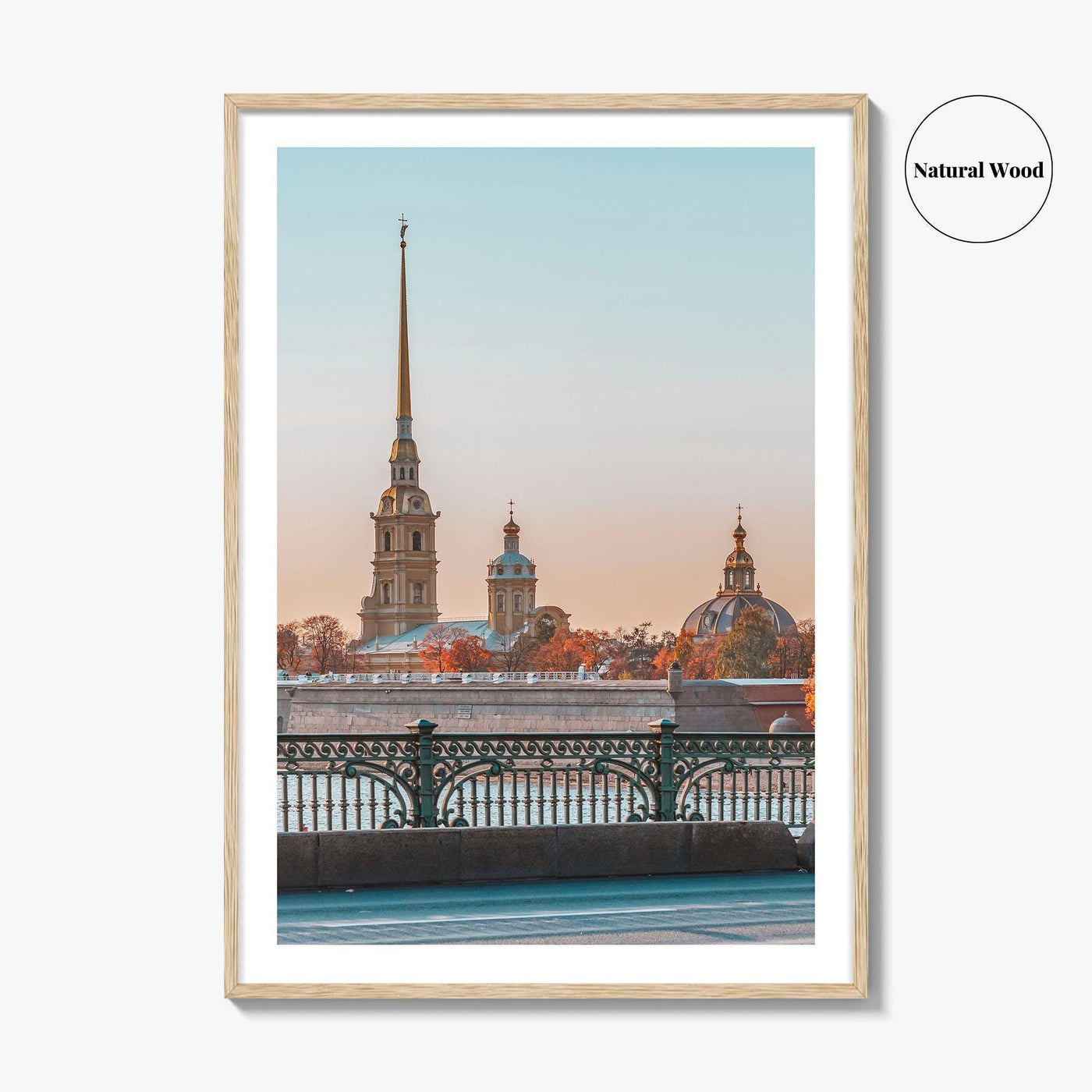Saint Petersburg Fine Art Photo Print, Peter and Paul Cathedral, Hare Island, Russia Poster