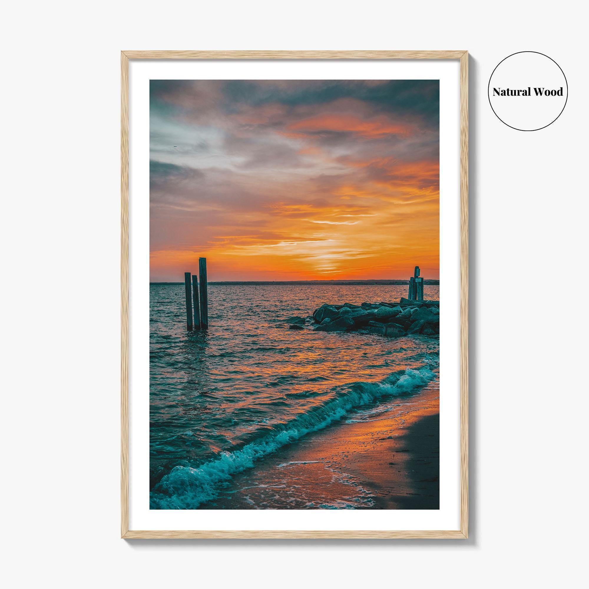 Narragansett Fine Art Photo Print, Point Judith, Rhode Island, USA Wall Decor Poster