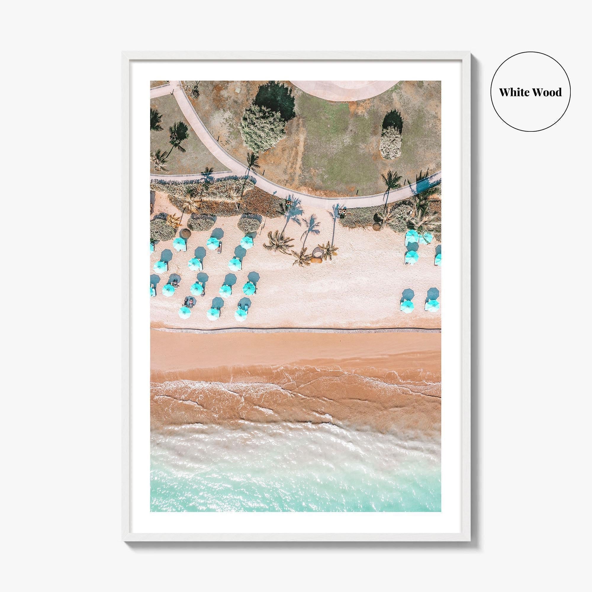 Khao Lak Fine Art Photo Print, Phang Nga Thailand, Aerial Resort View Wall Poster