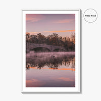 Princeton Fine Art Photo Print, Carnegie Lake Bridge, New Jersey Wall Decor Poster USA