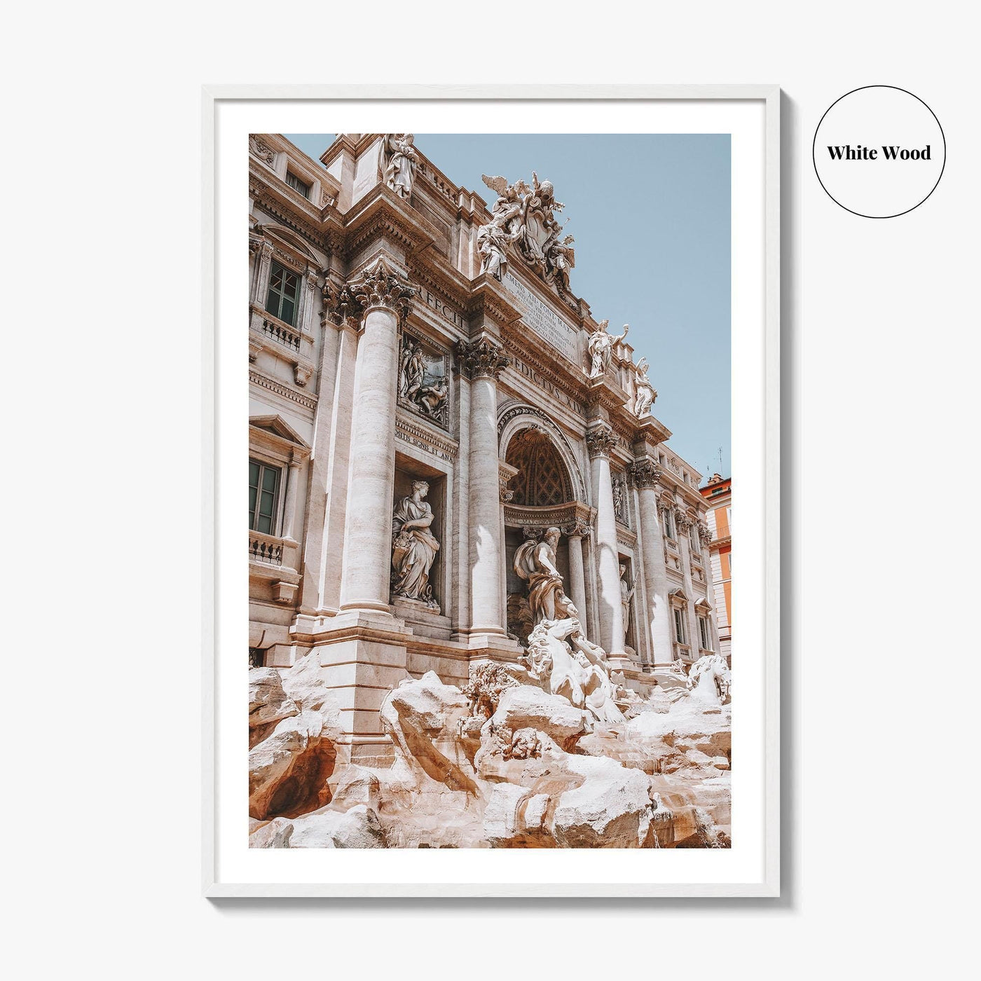 Rome Fine Art Photo Print, Trevi Fountain, Roma Italy Wall Decor, Photo Poster
