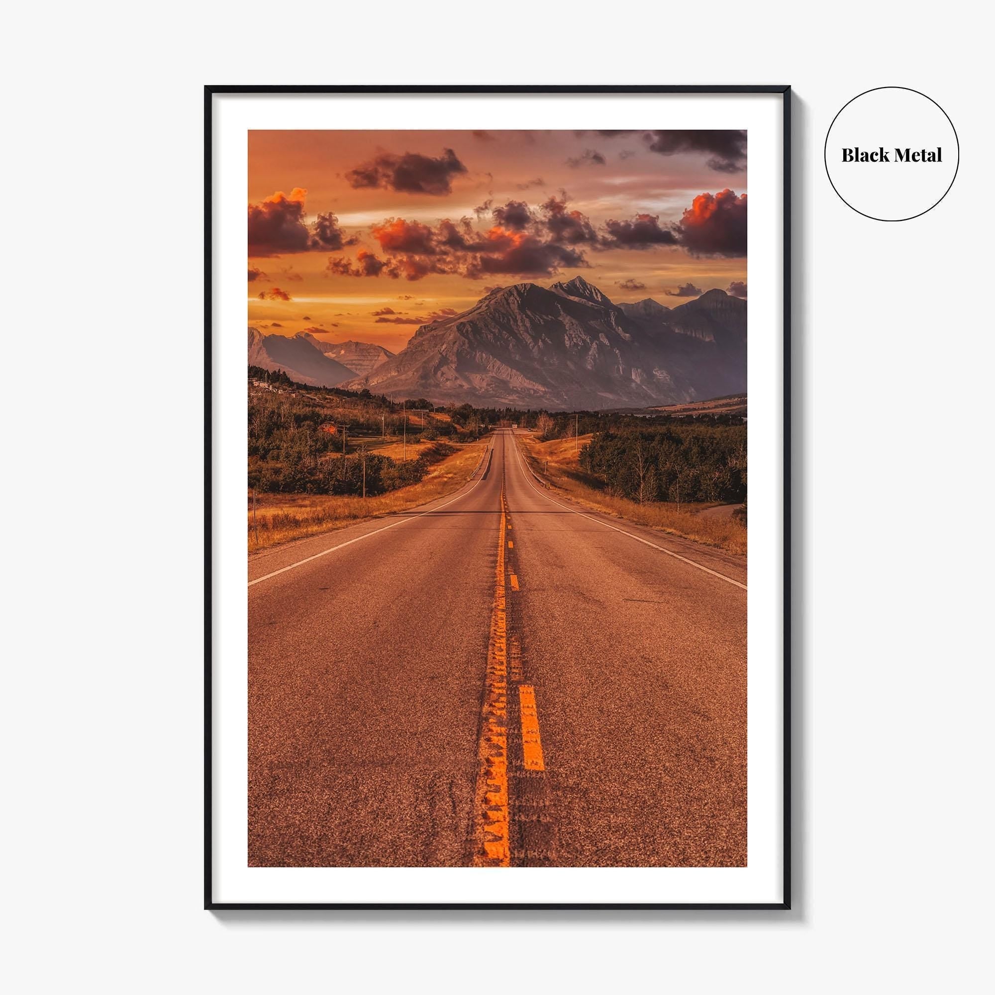St Mary Montana Fine Art Photo Print, Glacier National Park Wall Poster