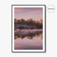 Princeton Fine Art Photo Print, Carnegie Lake Bridge, New Jersey Wall Decor Poster USA