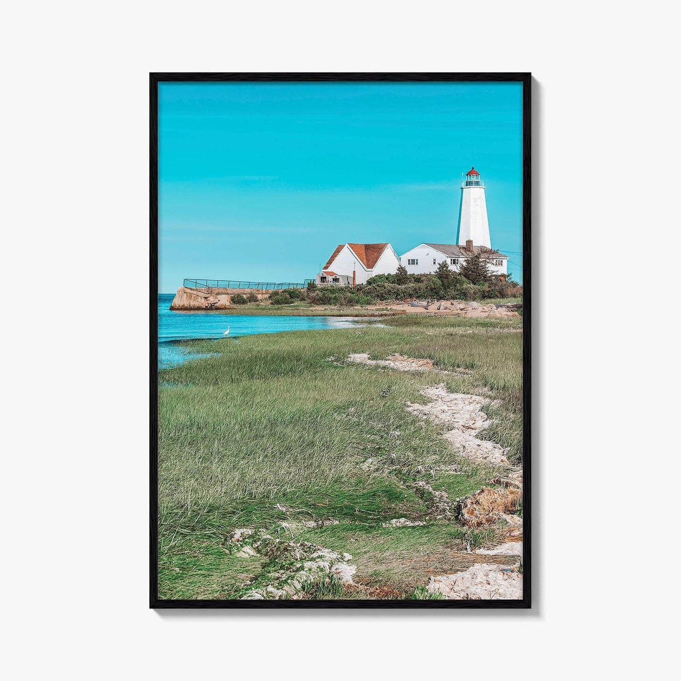 Old Saybrook Fine Art Photo Print, Lynde Point Lighthouse, Connecticut, USA, Wall Decor Poster