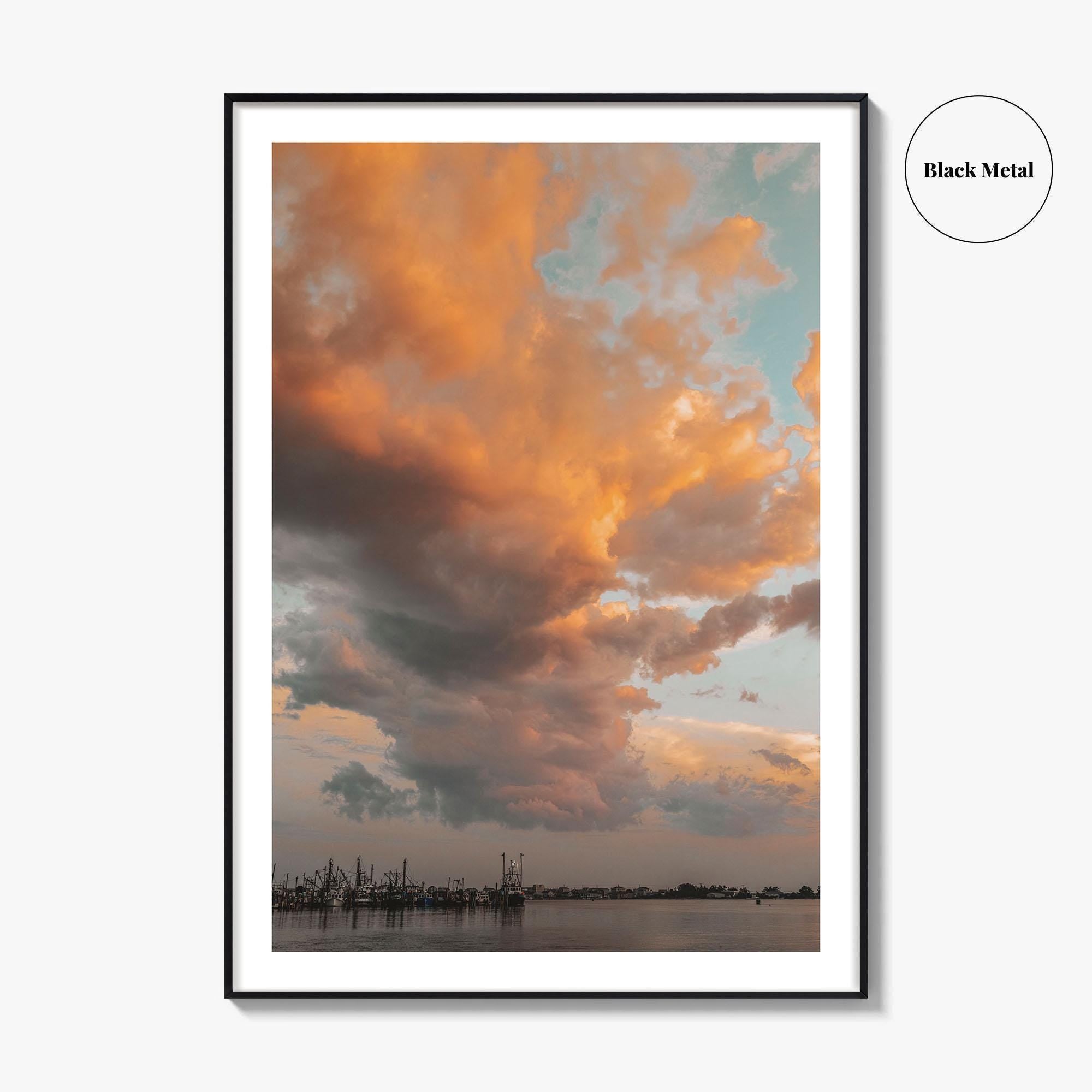 Narragansett Fine Art Photo Print, Galilee Fishing Harbor, Point Judith, Rhode Island Wall Poster