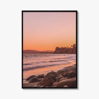 Santa Barbara Pink Fine Art Photo Print, California USA, Coastal Wall Poster
