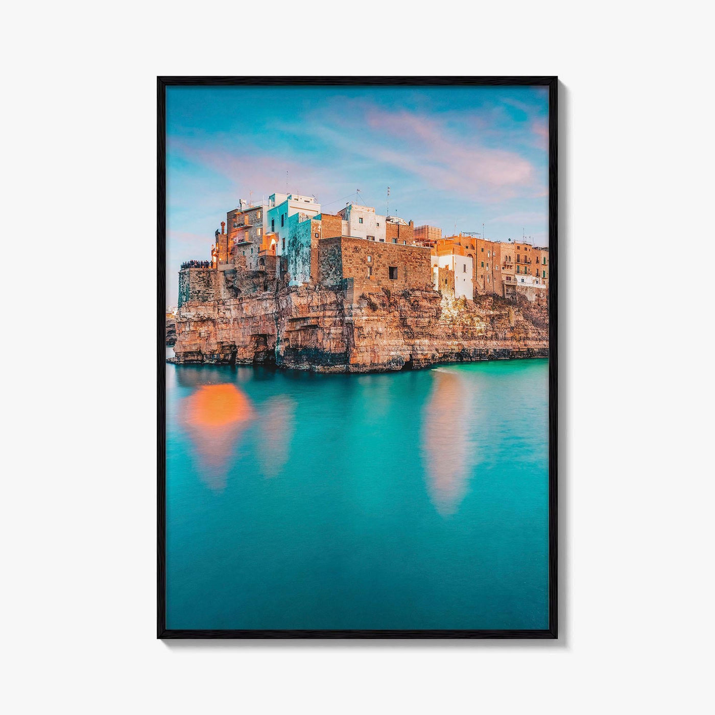 Polignano a Mare Fine Art Photo Print, Puglia Italy Wall Poster, Adriatic Sea
