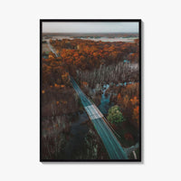 Princeton Fine Art Photo Print, Plainsboro, Cranbury, New Jersey, Aerial, Wall Decor, Poster