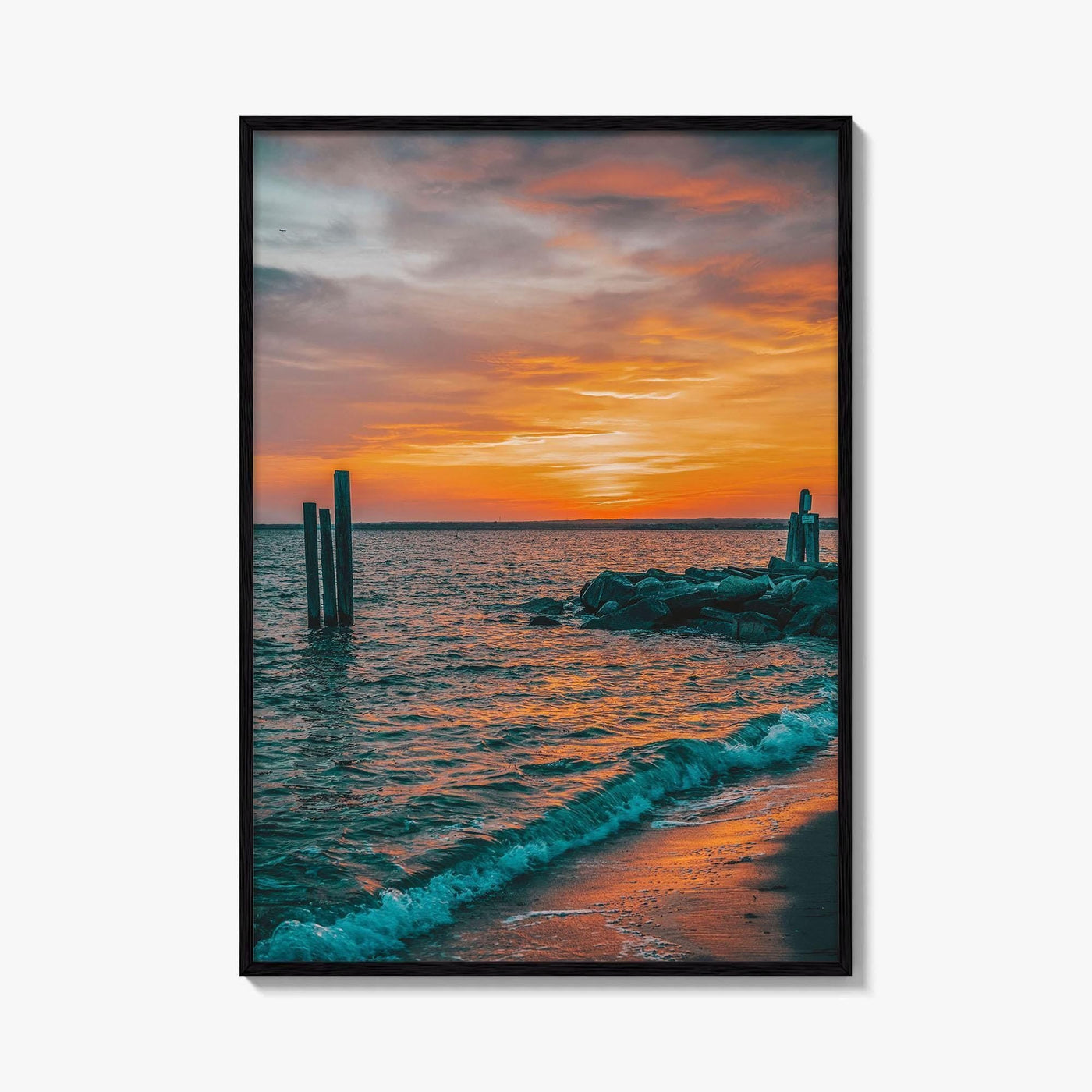 Narragansett Fine Art Photo Print, Point Judith, Rhode Island, USA Wall Decor Poster