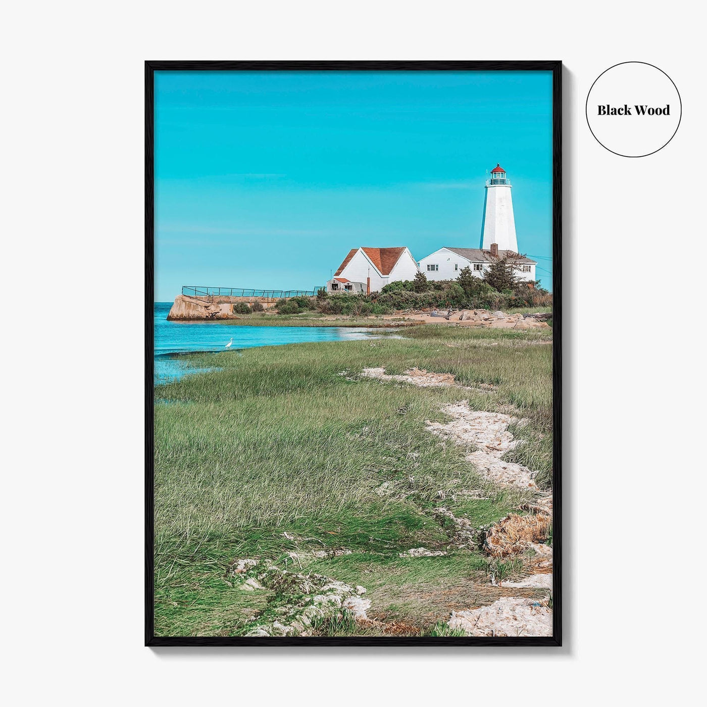 Old Saybrook Fine Art Photo Print, Lynde Point Lighthouse, Connecticut, USA, Wall Decor Poster