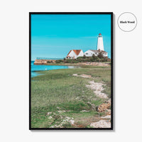 Old Saybrook Fine Art Photo Print, Lynde Point Lighthouse, Connecticut, USA, Wall Decor Poster