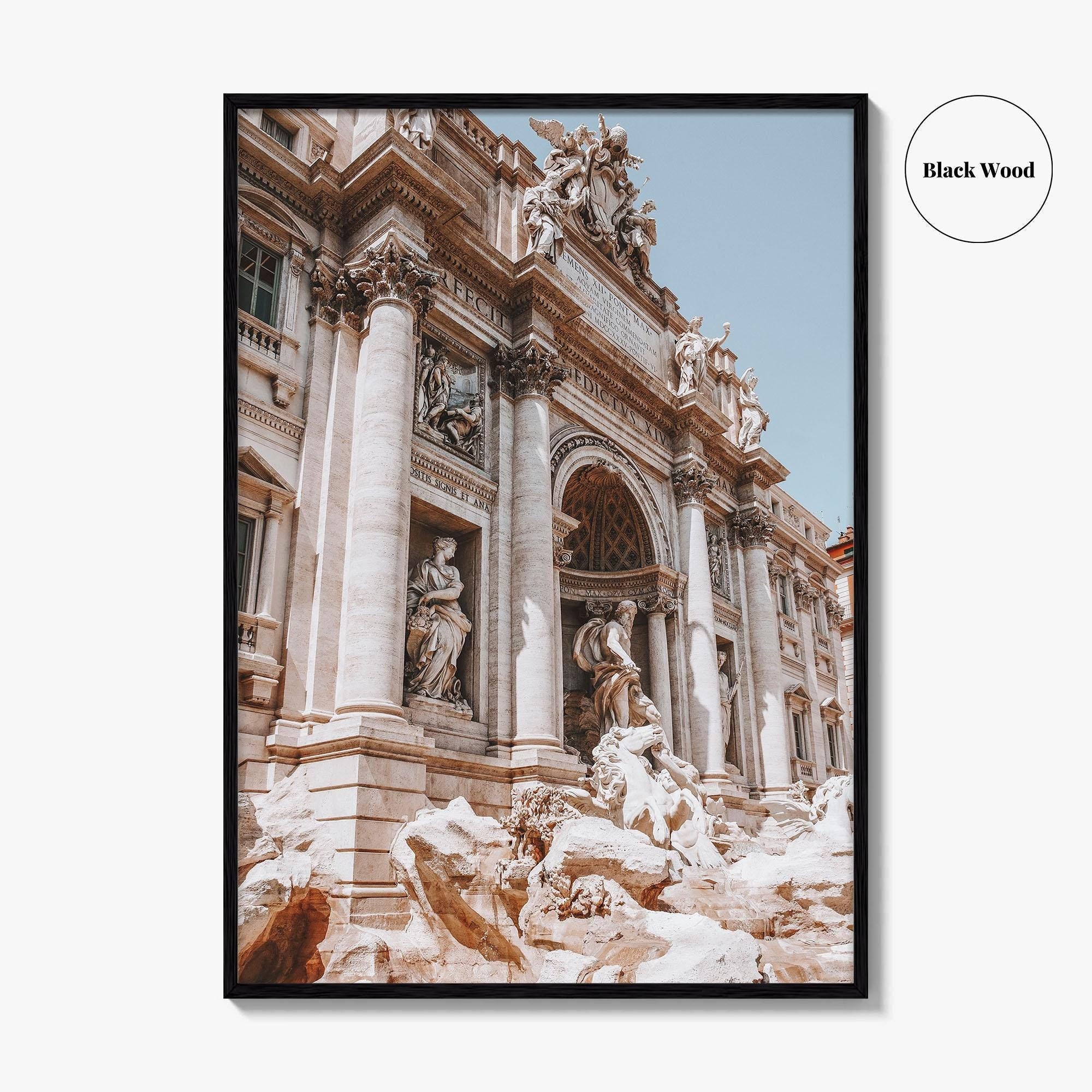 Rome Fine Art Photo Print, Trevi Fountain, Roma Italy Wall Decor, Photo Poster