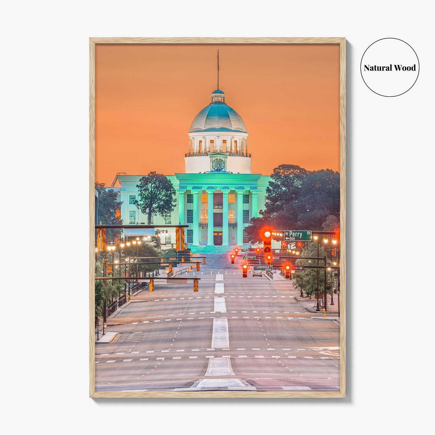 Montgomery Fine Art Photo Print, Alabama State Capitol, Wall Poster, USA