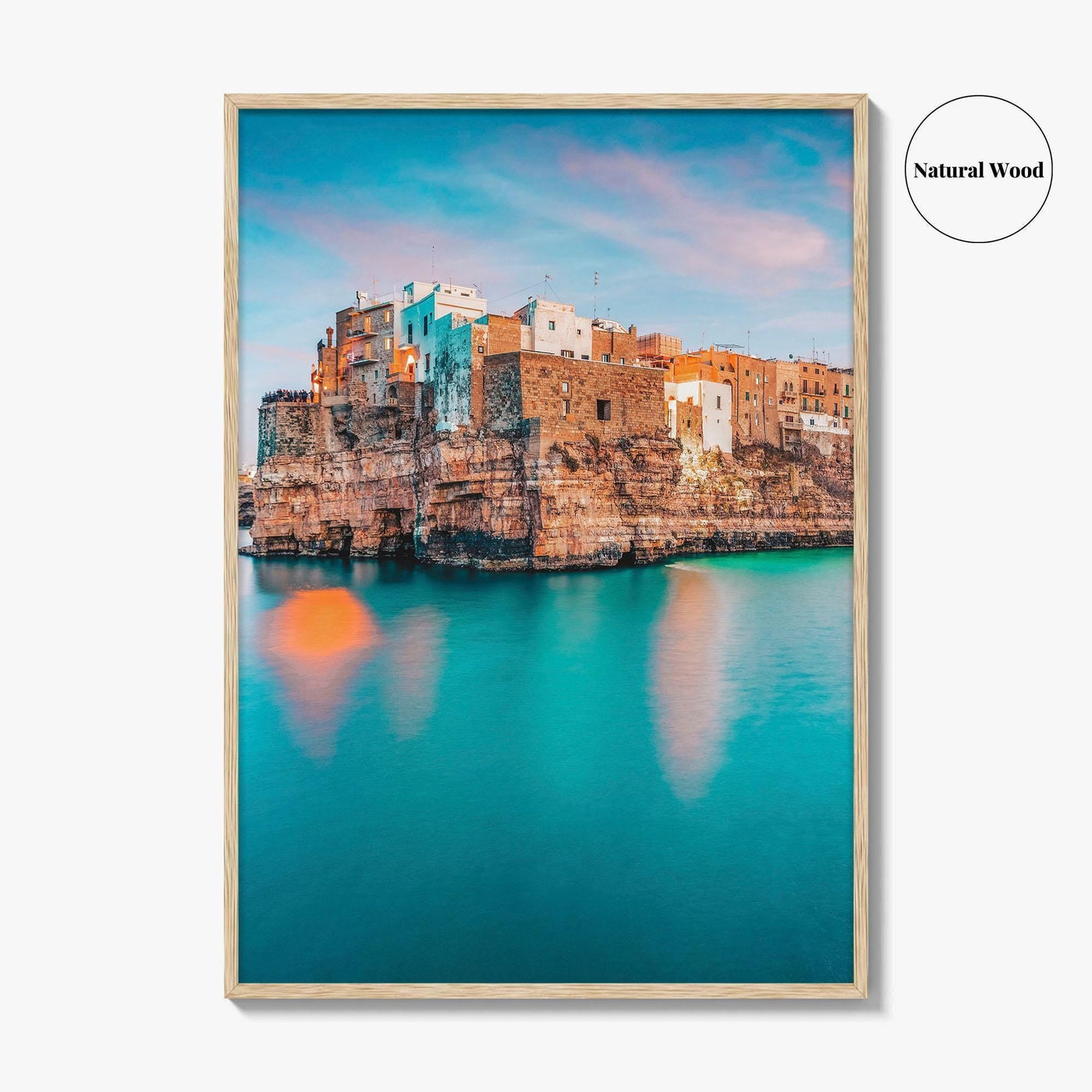 Polignano a Mare Fine Art Photo Print, Puglia Italy Wall Poster, Adriatic Sea